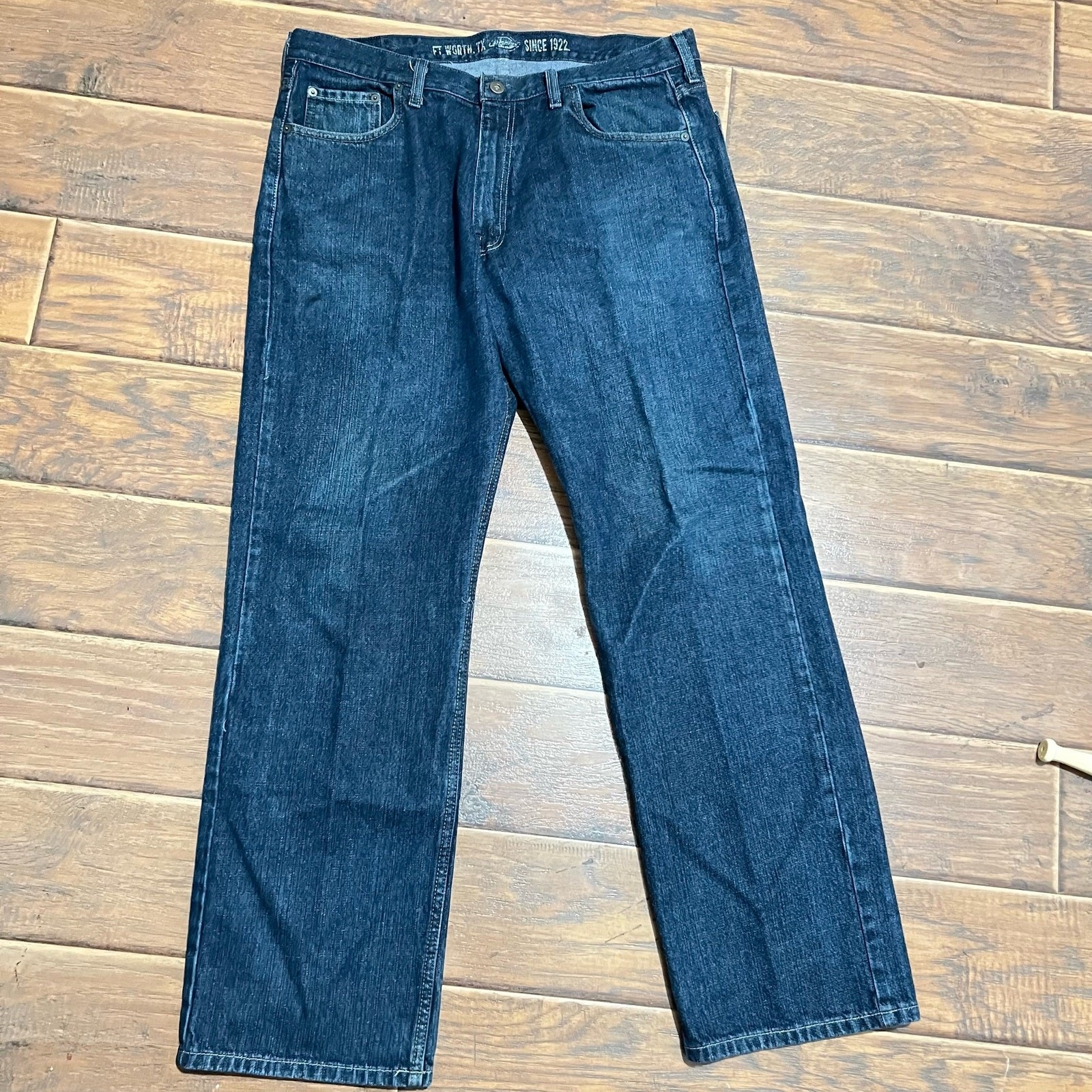 Dickies Mens Relaxed Straight Fit Jeans Size 36x32 3aB